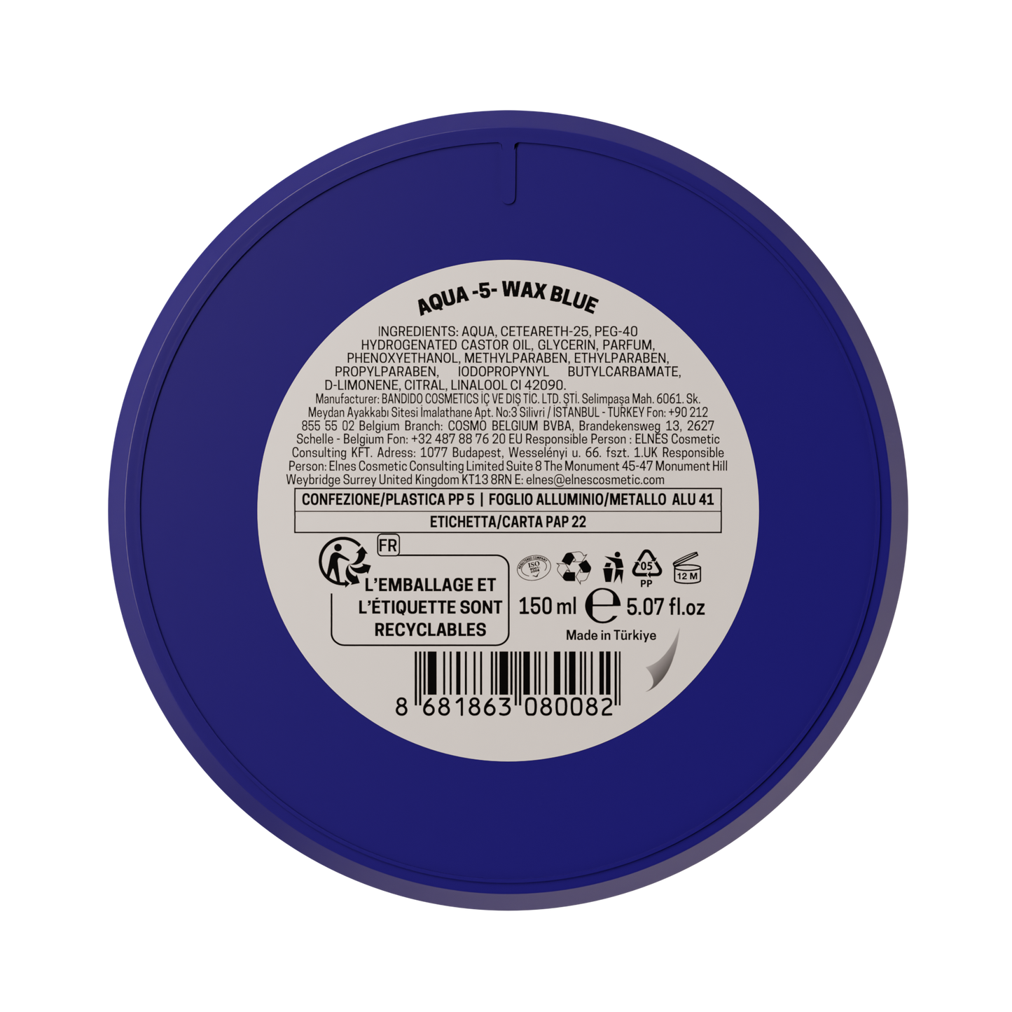 AQUA WAX 5 BLUE 150ML