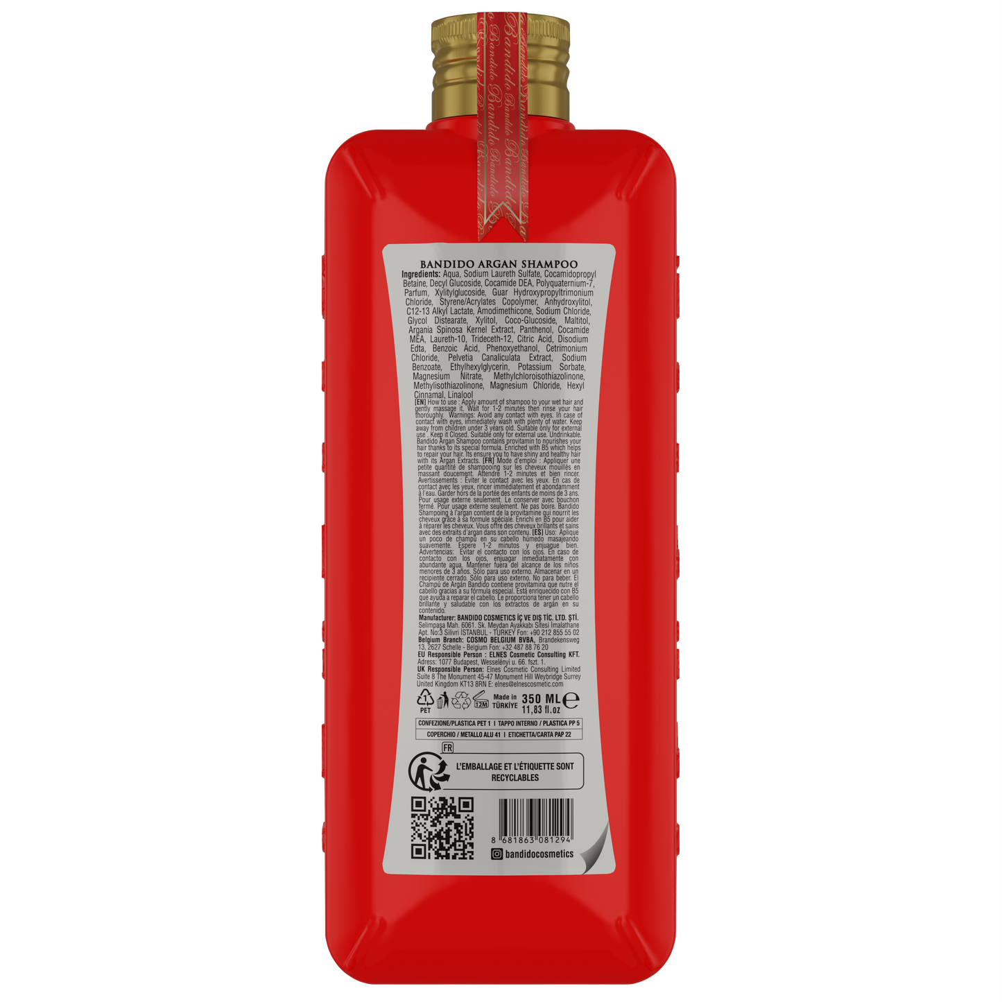 ARGAN SHAMPOO 350ML