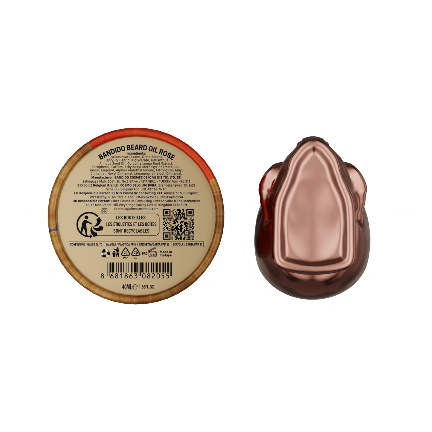 BEARD OIL ROSE GOLD 40ML