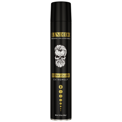 HAIR SPRAY EXTRA VOLUME BLACK 400ML