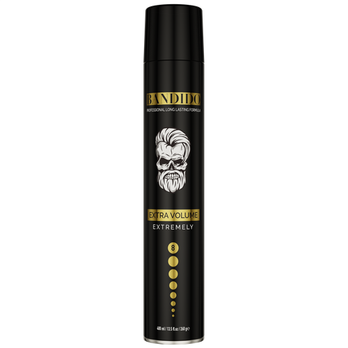 HAIR SPRAY EXTRA VOLUME BLACK 400ML