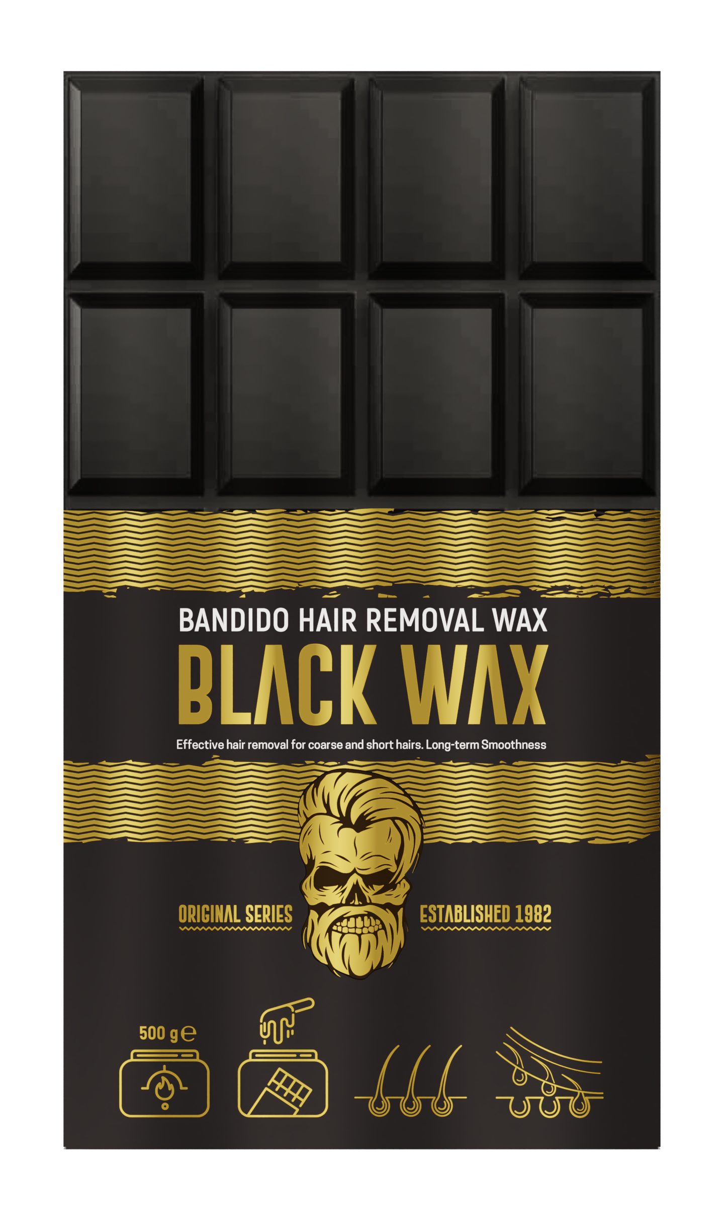 REMOVAL WAX BLACK 500ML