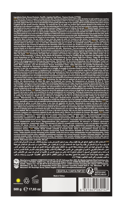 REMOVAL WAX BLACK 500ML