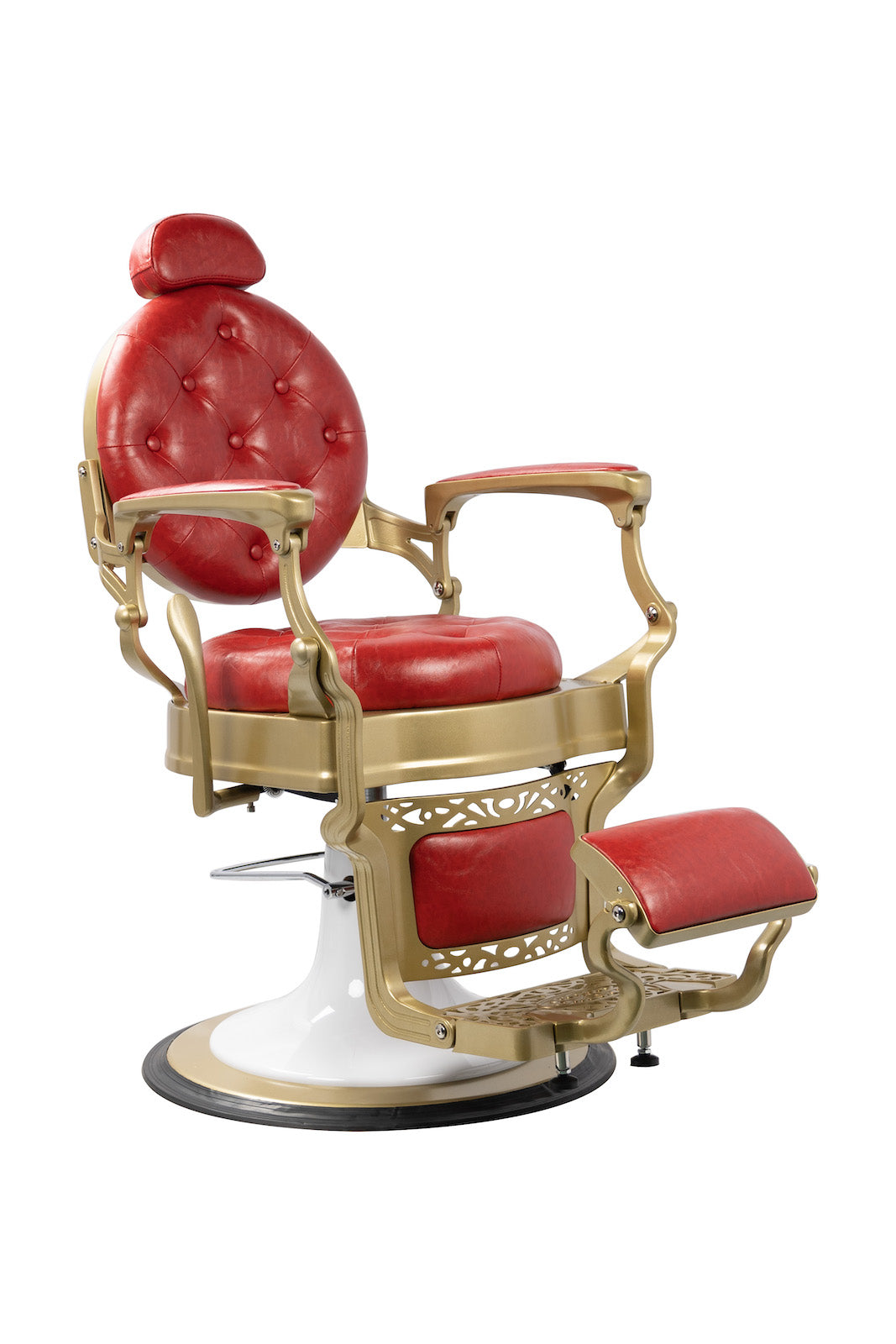 Bandido Barber Chair Color Red Gold Matt
